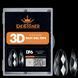Гелевые типсы Designer 3D Diamond Fast Gel Tips DF6 Almond medium 120шт. Nat-0426 фото 1