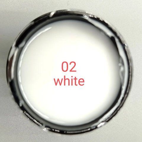 Гель для наращивания ногтей Queen Nails № 02 White 56 г 003952 фото