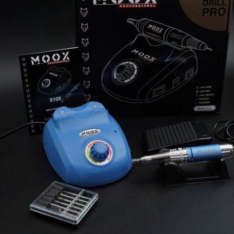 Фрезер Moox Professional X105 на 45 000 об./мин. и 65W. для маникюра и педикюра (Sky Blue) 010554 фото