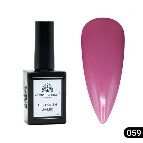 Гель-лак Global Fashion Elite Glow 15ml №059 Nat1322 фото