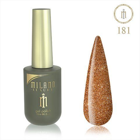 Гель-лак MILANO LUXURY 15 мл No 181 (Коньячний твіст) 01357/181 фото
