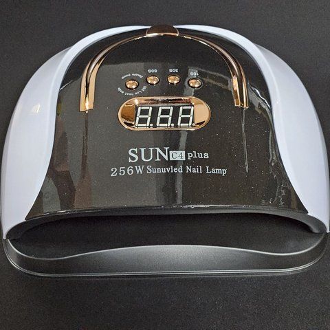 LED/UV манікюрна лампа SUN C4 plus 256 Вт. Білий 004363 фото