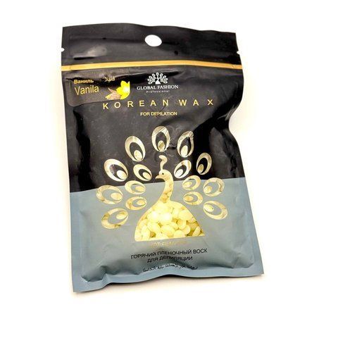 Віск для депіляції Global Fashion, Korean Wax, 100g Vanila Nat-0629 фото