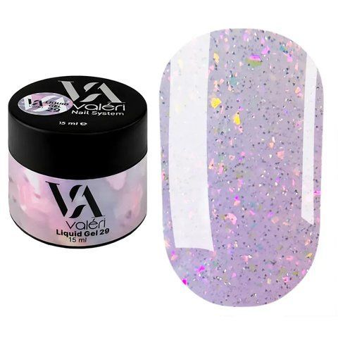 Гель для наращивания 15 мл Liquid Gel Valeri № 29 Nat-0828 фото