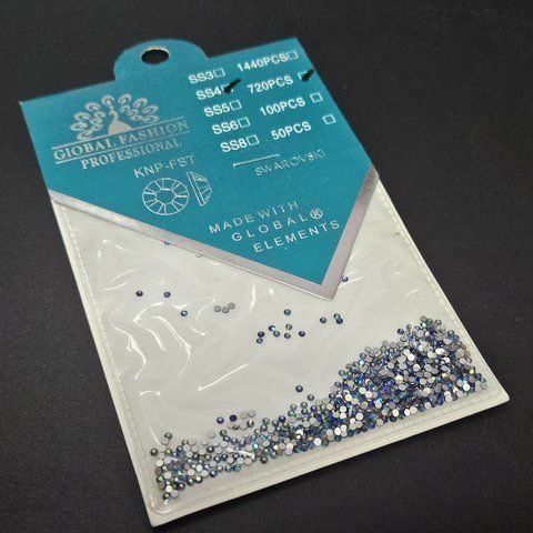 Декор для ногтей Global Fashion Swarovski SS4 720шт. 008580 фото