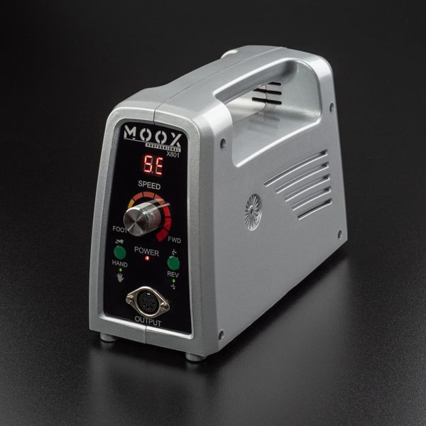 Фрезер Moox Professional X801 для манікюру та педикюру на 55 000 об./хв. та 80W. (Срібло) 008426 фото