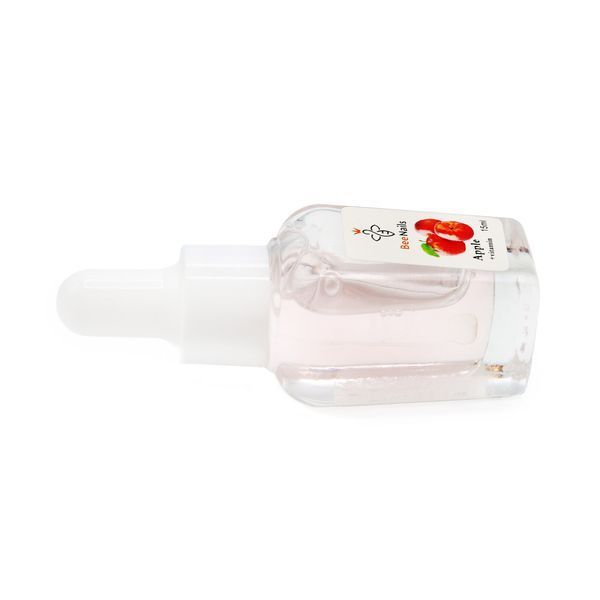 Суха олія для кутикули з піпеткою з ароматом яблука Bee Nails 15ml Nat-0479 фото