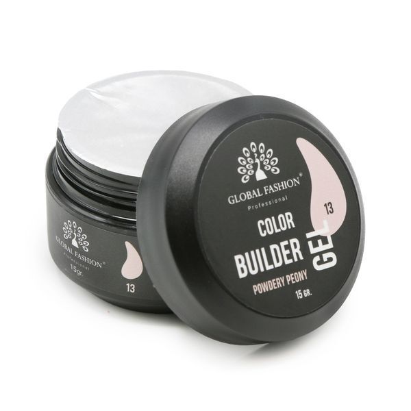 Гель для моделирования ногтей 15 гр, Color Builder Gel 13- Powdery peony Nat-0925 фото