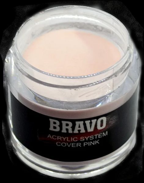 Акрилова Пудра камуфлююча BRAVO Cover Pink 10 гр 007749 фото