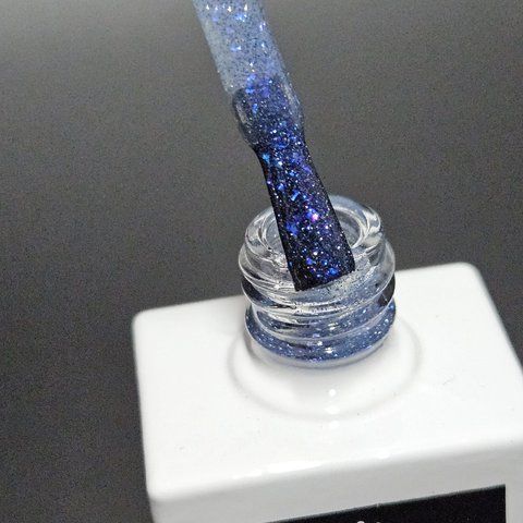 Закрепитель без липкого слоя Global Fasion Disco Yuki Glitter Top Coat 15 мл. № 4 Nat-0142 фото