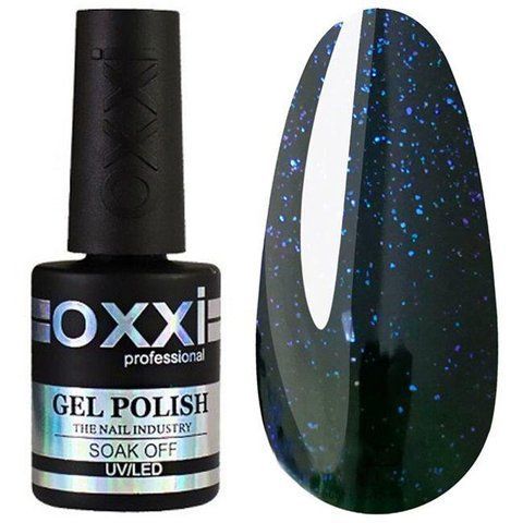 Топ для гель-лака без липкого слоя Oxxi Professional Cosmo Top глитерный 10 мл № 1 005010 фото