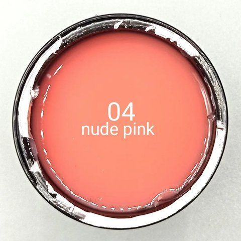 Гель для наращивания ногтей Queen Nails № 04 Nude Pink (камуфлирующий) 30 г 003750 фото