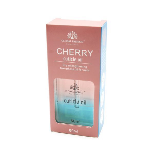 Сухое масло укрепляющее двухфазное для ногтей Global Fashion Rose 60ml Nat-0530 фото