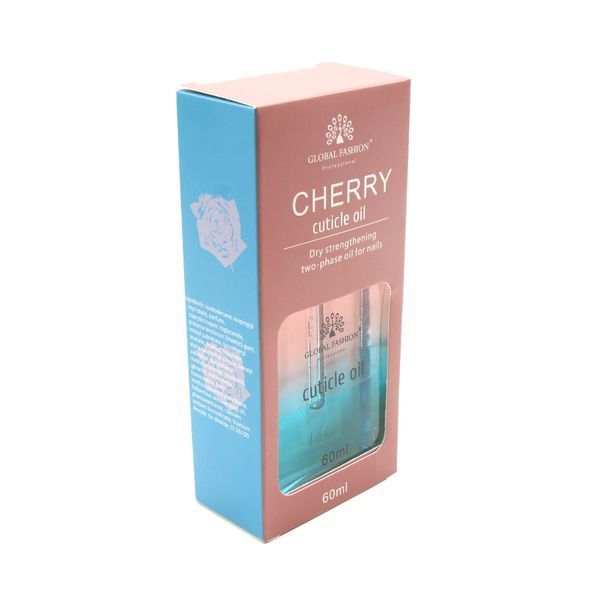 Сухое масло укрепляющее двухфазное для ногтей Global Fashion Rose 60ml Nat-0530 фото