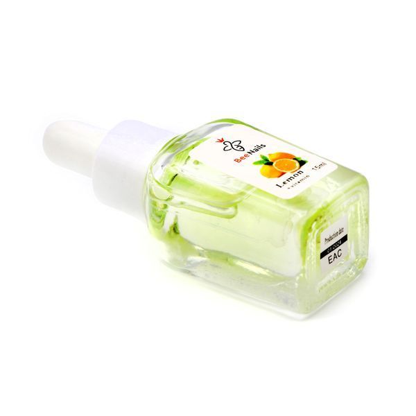 Сухое масло для кутикулы с пипеткой с ароматом лимона Bee Nails 15ml Nat-0480 фото