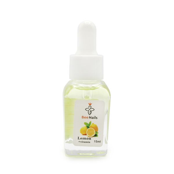 Сухое масло для кутикулы с пипеткой с ароматом лимона Bee Nails 15ml Nat-0480 фото