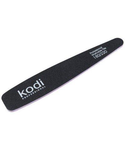 Kodi Professional №62 Пилка для ногтей конусная 180/220 (цвет: черный, размер:178/32/4) 01317 фото