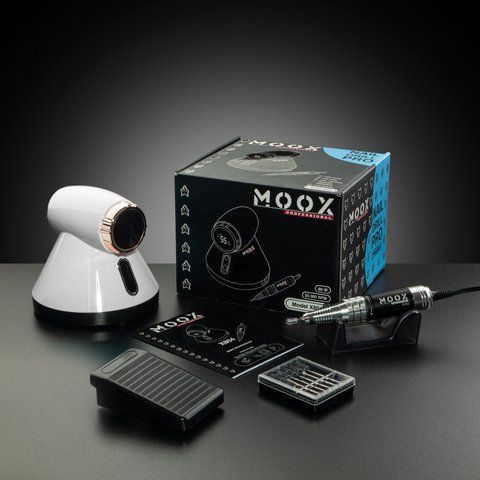 Фрезер Moox Professional X804 для манікюру та педикюру на 55 000 об./хв. та 80W. (Білий) 008428 фото