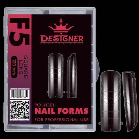 Верхние многоразовые формы Designer Professional F5 Square long Nat-0380 фото