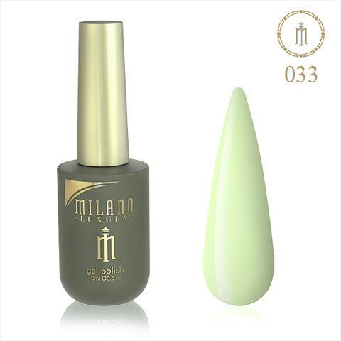 Гель лак MILANO LUXURY 15 мл № 033 (Желтый) 01357/33 фото