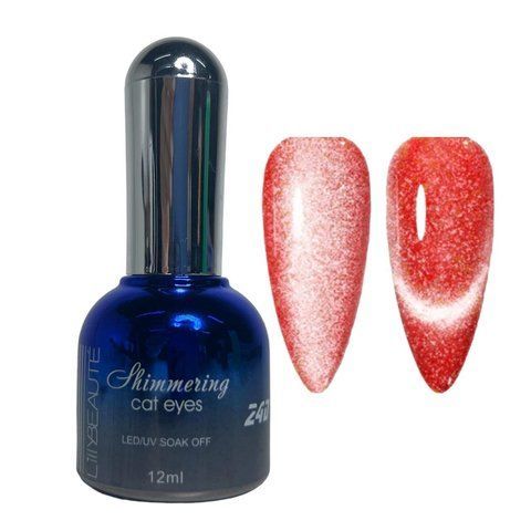 Гель-лак з шиммером котяче око Lilly Beaute Shimmering&nbsp;Cats Eye 12 мл, №20 005863 фото