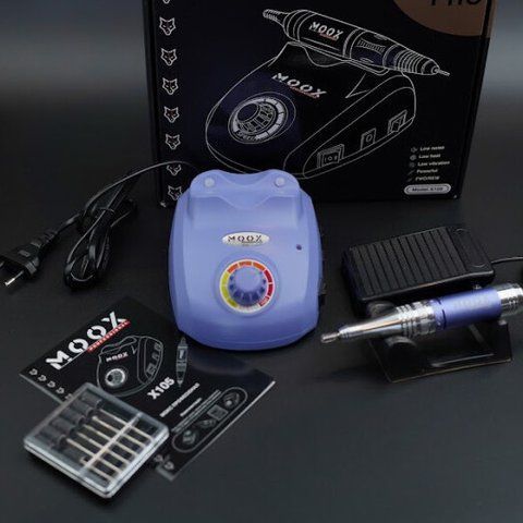 Фрезер Moox Professional X105 на 45 000 об./мин. и 65W. для маникюра и педикюра (Purple) 010556 фото