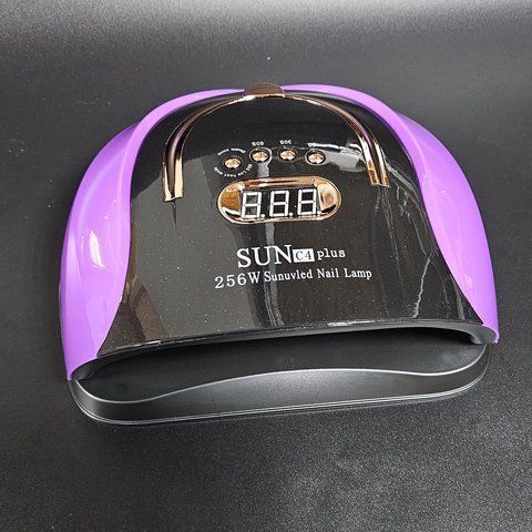 LED/UV манікюрна лампа SUN C4 plus 256 Вт. Фiолетовий 004365 фото