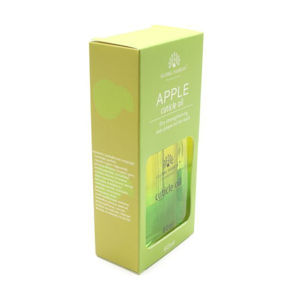 Сухое масло укрепляющее двухфазное для ногтей Global Fashion Apple 60ml Nat-0531 фото