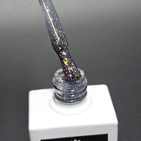 Закрепитель без липкого слоя Global Fasion Disco Yuki Glitter Top Coat 15 мл. № 6 Nat-0144 фото