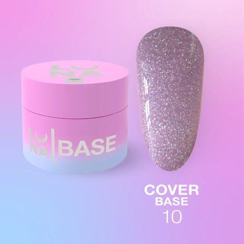 Камуфлирующая база LUNA Cover Base 30мл. № 10 Nat1077 фото