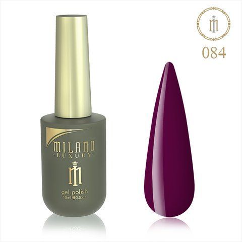 Гель-лак MILANO LUXURY 15 мл No 084 (Кісельний) 01357/84 фото