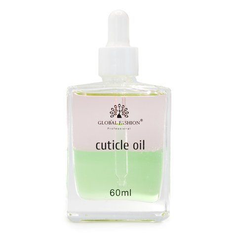 Сухое масло укрепляющее двухфазное для ногтей Global Fashion Strawberry 60ml Nat-0532 фото