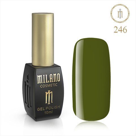 Гель-лак MILANO 10 мл No 246 (Оливковий) 00986/246 фото