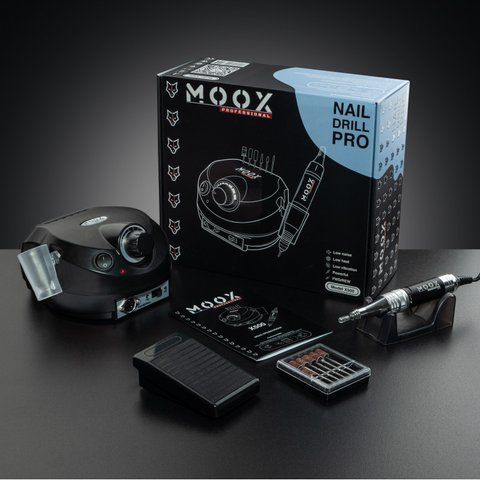 Фрезер Moox Professional X500 на 45 000 об./мин. и 65W. для маникюра и педикюра (Черный) 008015 фото