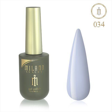 Гель лак MILANO LUXURY 15 мл № 034 (Лавандовый Крайола) 01357/34 фото