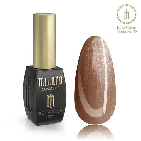 Кольорова база із шимером Milano 10 мл No 06 01364/06 фото