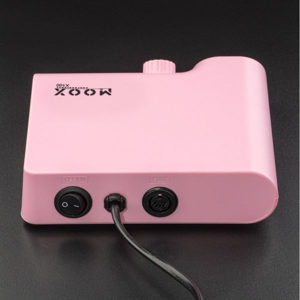 Фрезер Moox Professional X100 на 45 000 об/хв. та 70W. для манікюру та педикюру (Рожевий) 007964 фото
