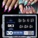 Гелевые типсы для наращивания ногтей Designer 3D Diamond Mix Fast Gel Tips DX2 336 шт. 7 форм Nat-0430 фото 1