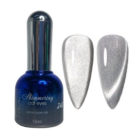 Гель-лак з шиммером котяче око Lilly Beaute Shimmering&nbsp;Cats Eye 12 мл, №24 005865 фото