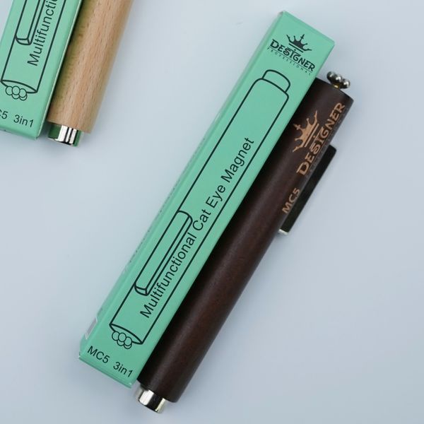 Многофункциональный магнит МС5 3в1 Black spade wood (BROWN) Designer для гель-лака кошачий глаз Nat-0235 фото