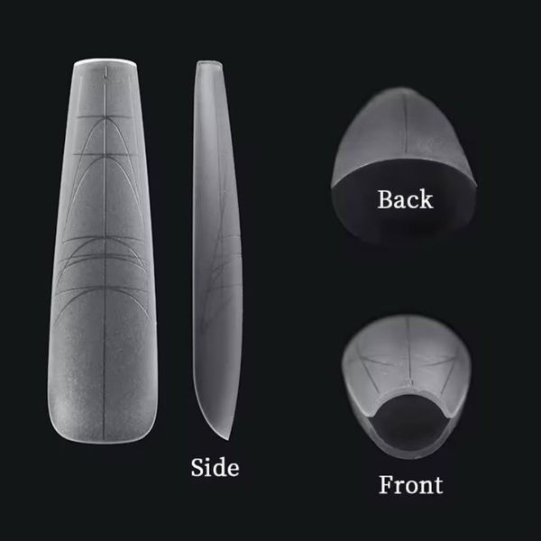 Гелевые типсы для наращивания ногтей Designer Multiforms Fast Gel Tips MT1 Nat-0431 фото