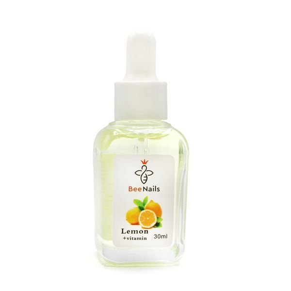 Суха олія для кутикули з піпеткою з ароматом лимону Bee Nails 30ml Nat-0483 фото