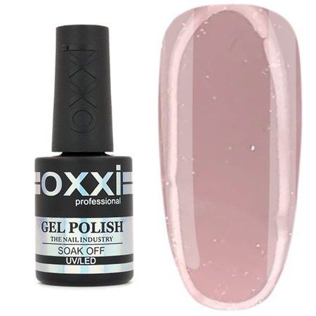 Камуфлирующая база для гель-лака Oxxi Professional Cover Base 15 мл № 36 нюдовая с микроблеском 004655 фото