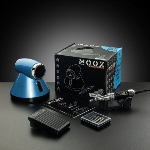 Фрезер Moox Professional X804 для манікюру та педикюру на 55 000 об./хв. та 80W. (Синій) 008431 фото