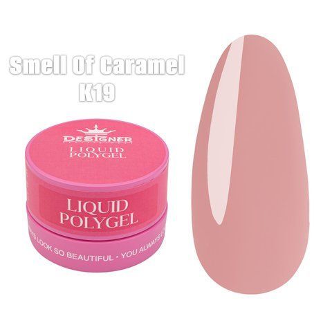 Рідкий полігель Designer Professional 30мл. у банцi К19 Smell of Caramel 010300 фото