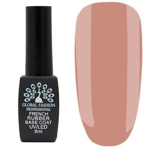 База для гель-лаку Global Fashion 8 мл French Rubber Base Coat No 03 003166 фото