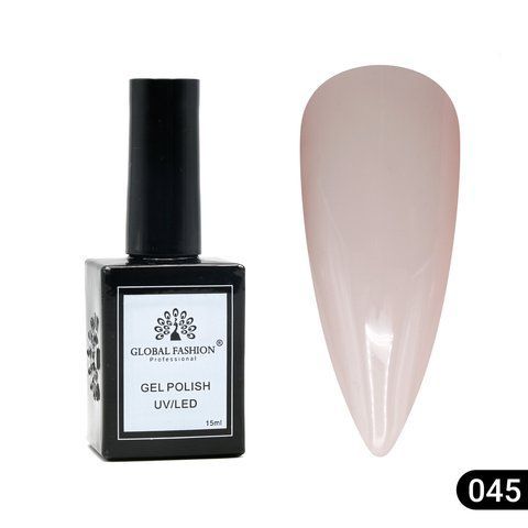 Гель-лак Global Fashion Elite Glow 15ml №045 Nat1308 фото