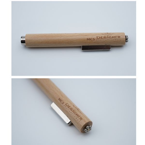Багатофункціональний магніт МС5 3в1 Black spade wood (BEIGE) Designer для гель-лаку котяче око Nat-0236 фото