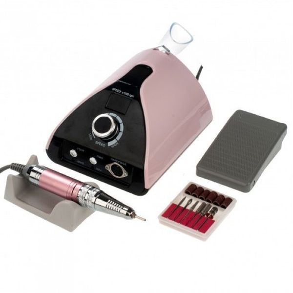 Фрезер для манікюру та педикюру Nail Master ZS-711 Pro Рожевий 00878 фото