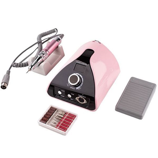 Фрезер для манікюру та педикюру Nail Master ZS-711 Pro Рожевий 00878 фото